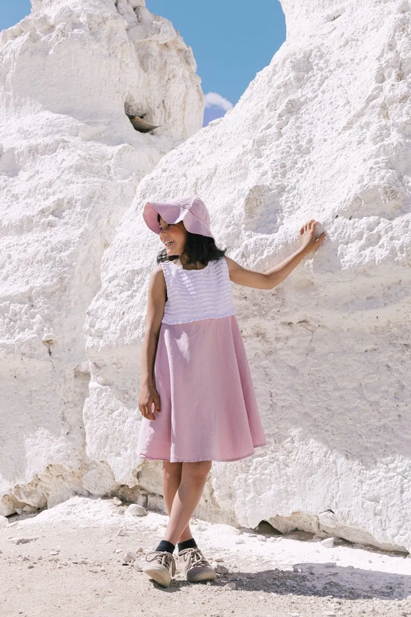 Pleated yoke frock