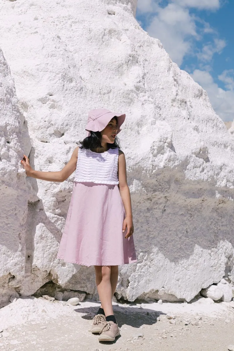 Pleated yoke frock