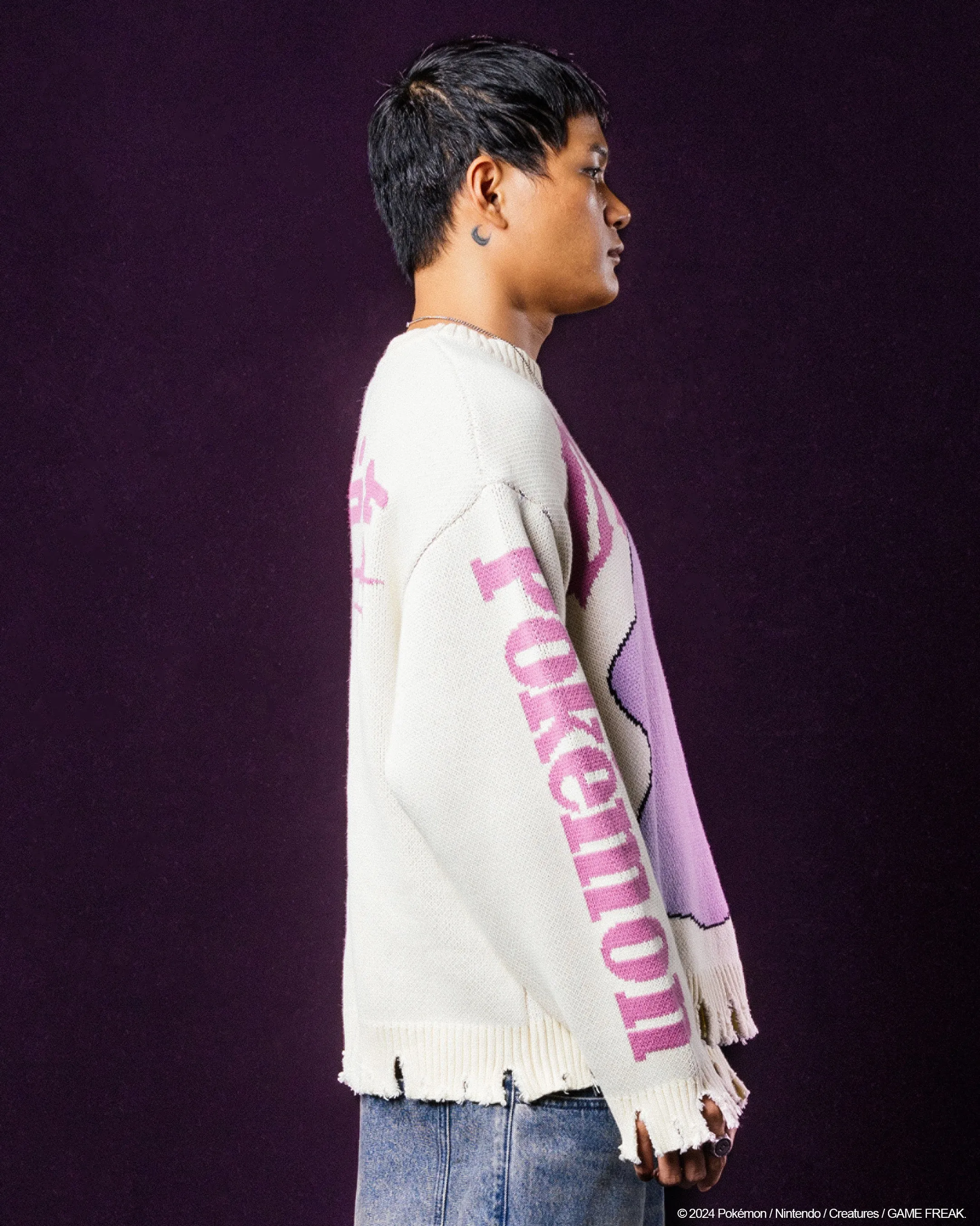 Pokémon By Loiter Ditto Knit Sweater Off White