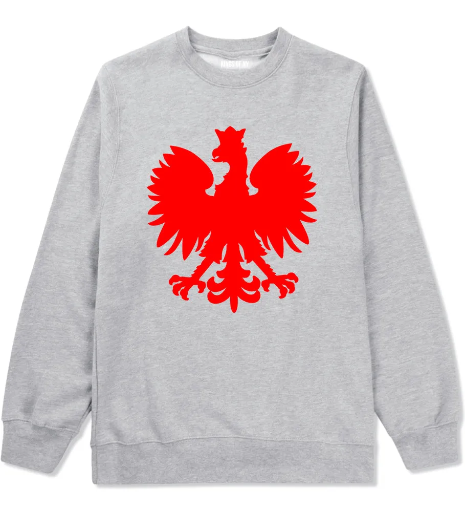 Poland Eagle Polish Pride Polska Big Mens Crewneck Sweatshirt