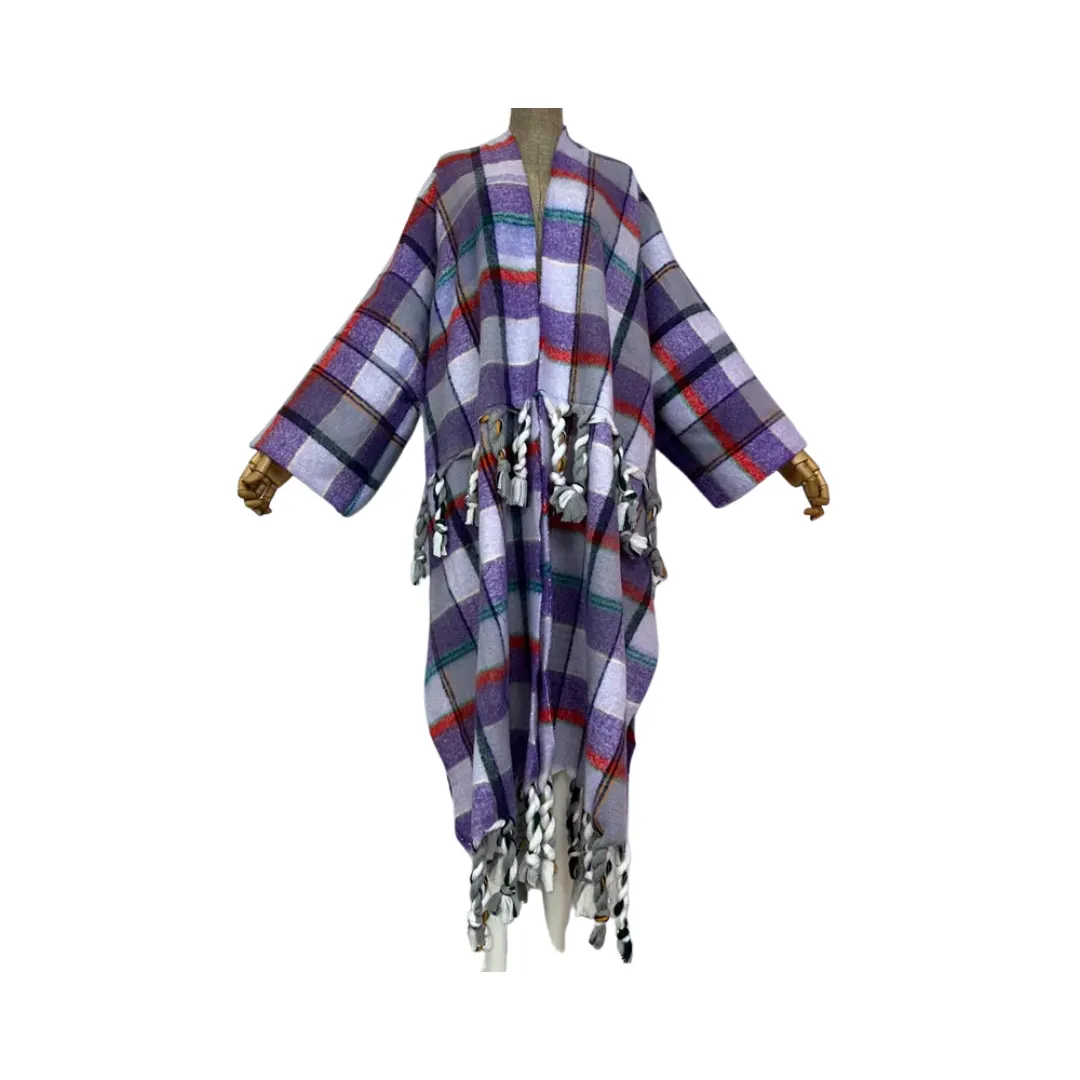 Pre Order: Plaid Long Sleeve Cardigan - WINI
