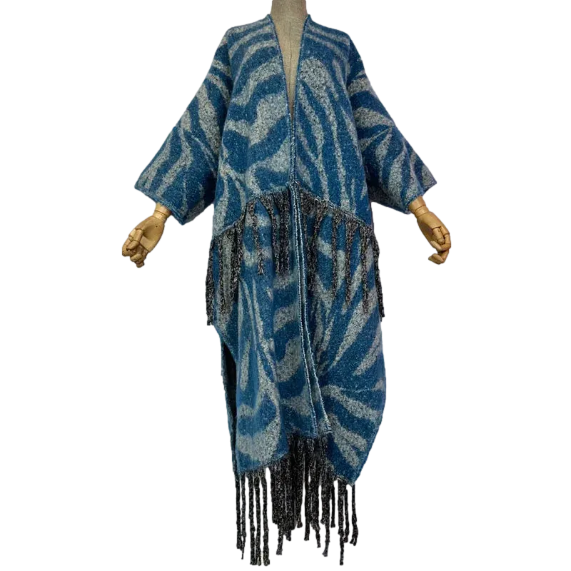 Pre Order:  Trendy Fringe Tassel Long Cardigan - WINI