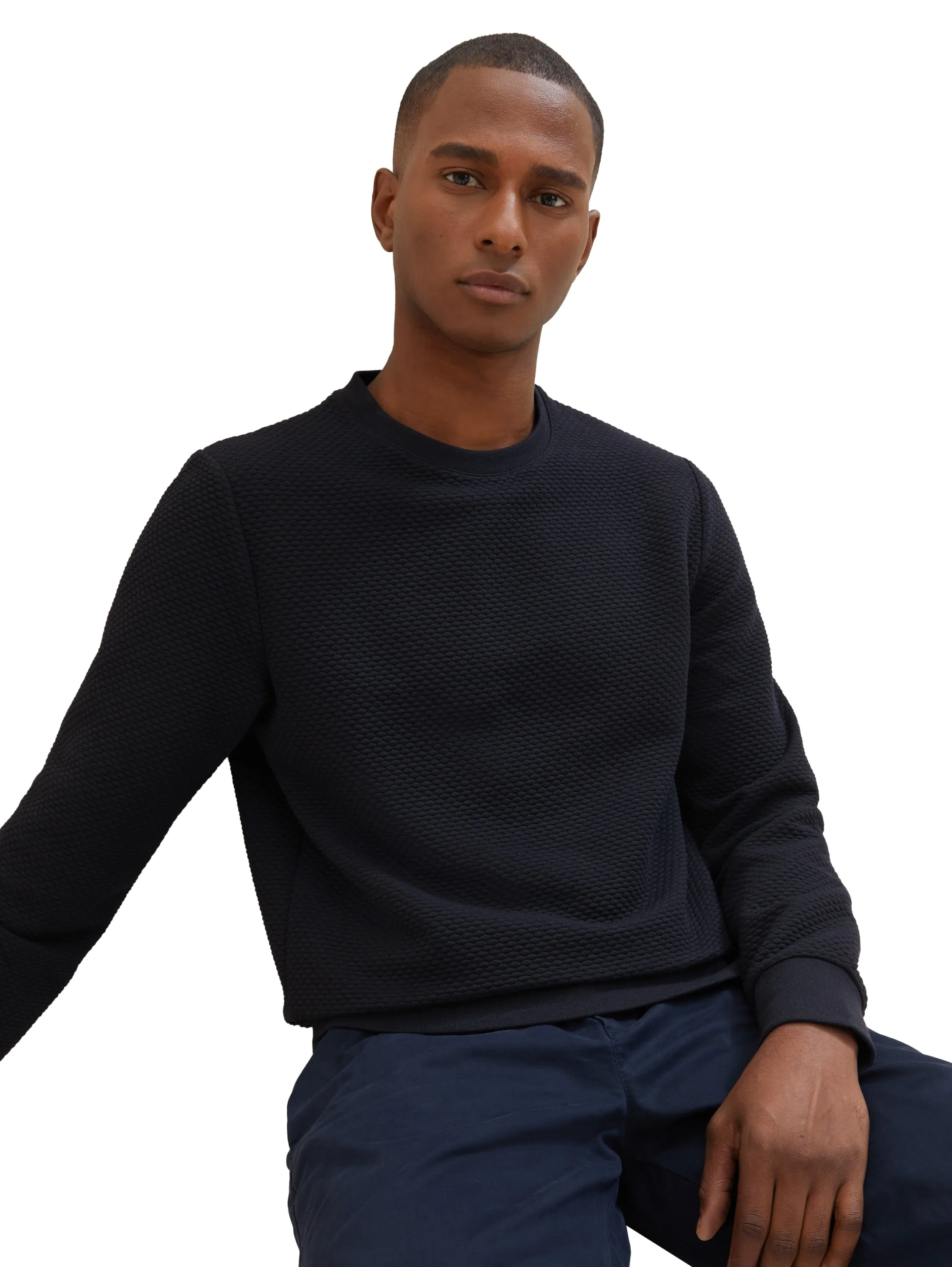 QUILTED SWEATSHIRT