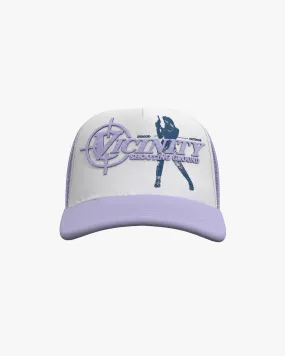 SHOOTING GROUND TRUCKER CAP LAVENDER