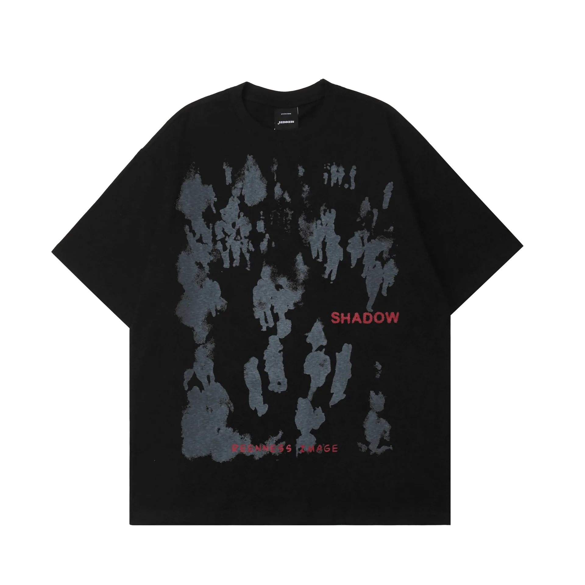 Toleet 90s streetwear Street High Street Abstract Figure Theme Oversize Short Sleeve T-shirt
