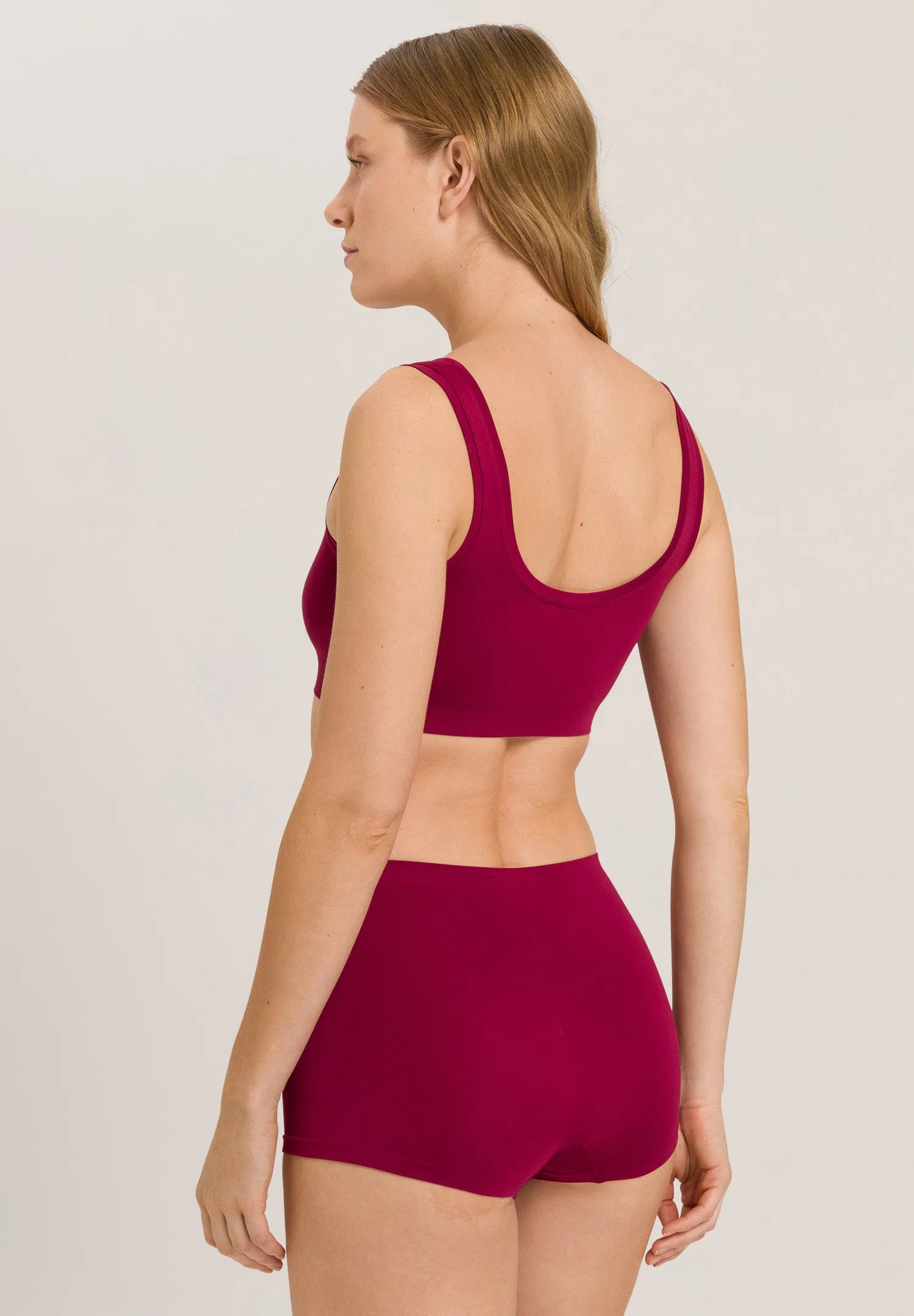 Touch Feeling Crop Top | Intense Garnet 71810-2406