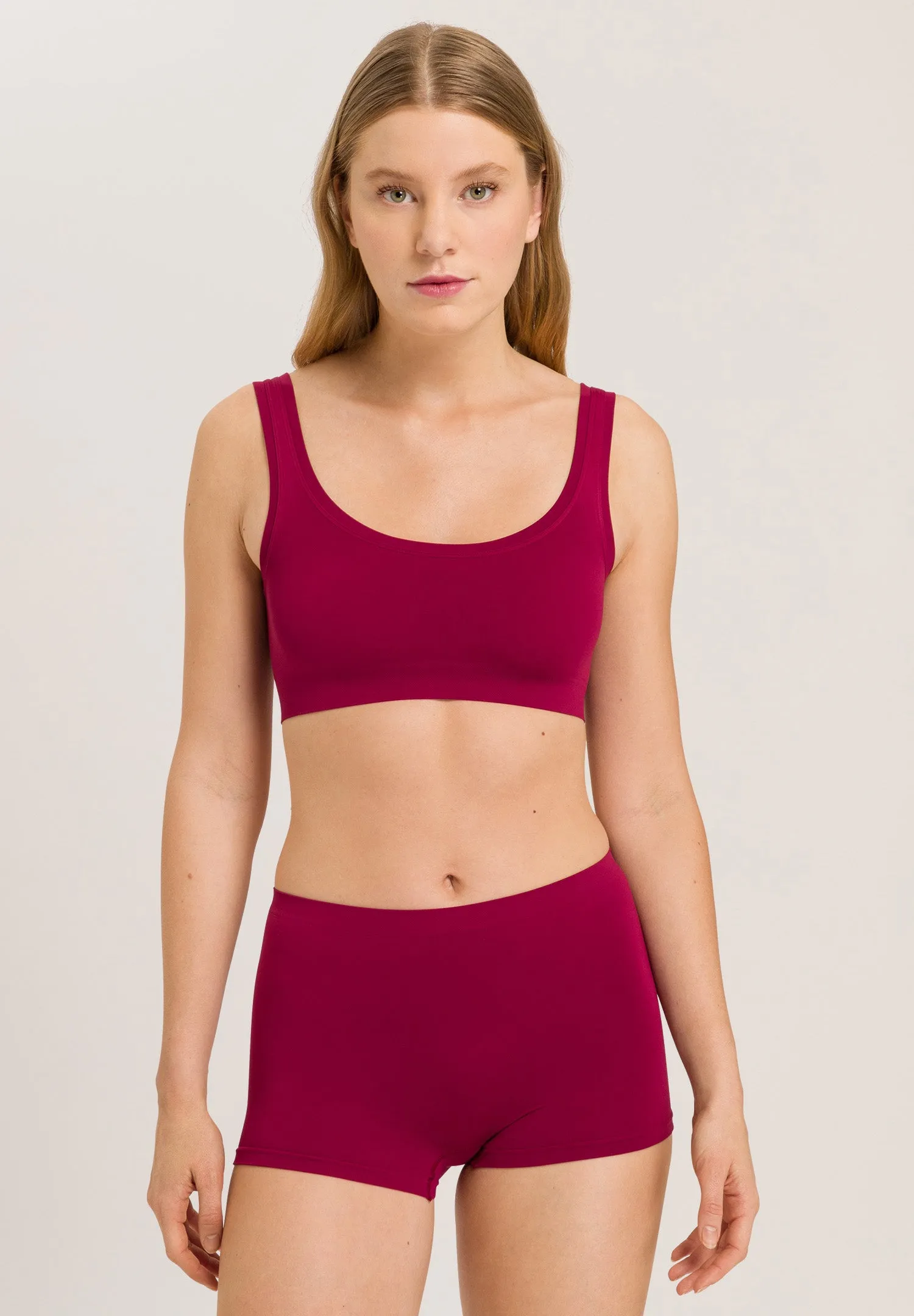 Touch Feeling Crop Top | Intense Garnet 71810-2406