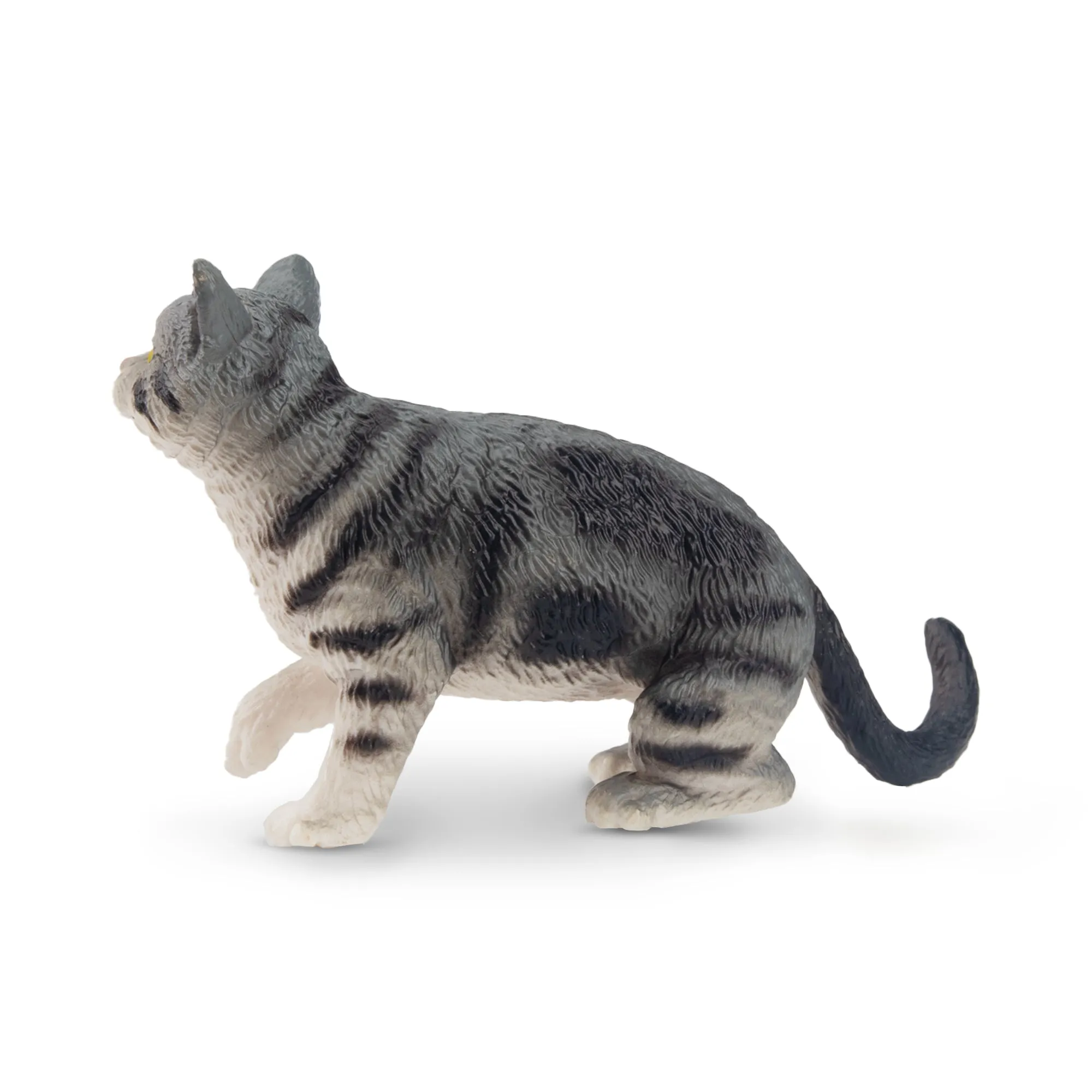 Toymany Grey American Shorthair Cat Figurine Toy
