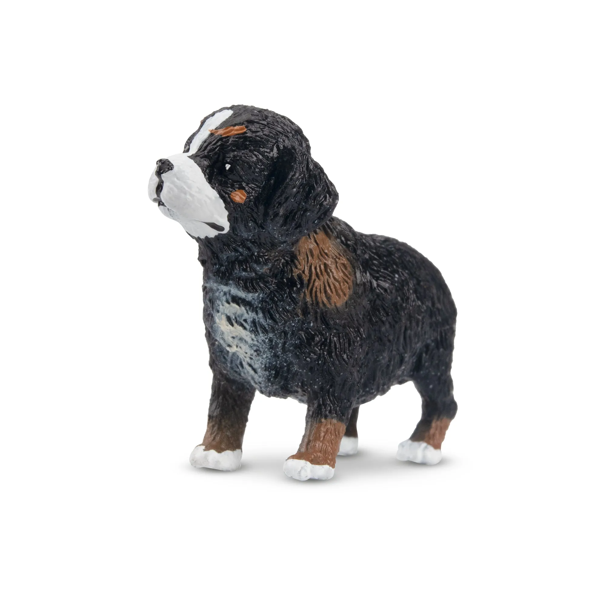 Toymany Mini Standing Bernese Mountain Dog Puppy Figurine Toy