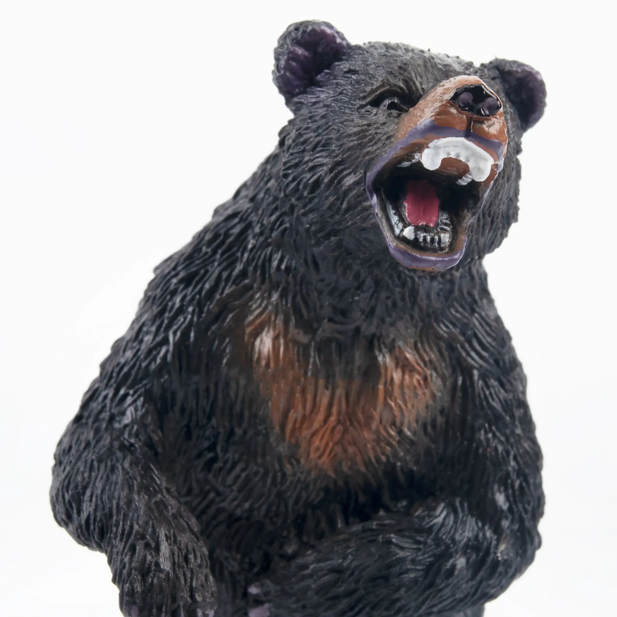 Toymany Standing Black Bear Figurine Toy