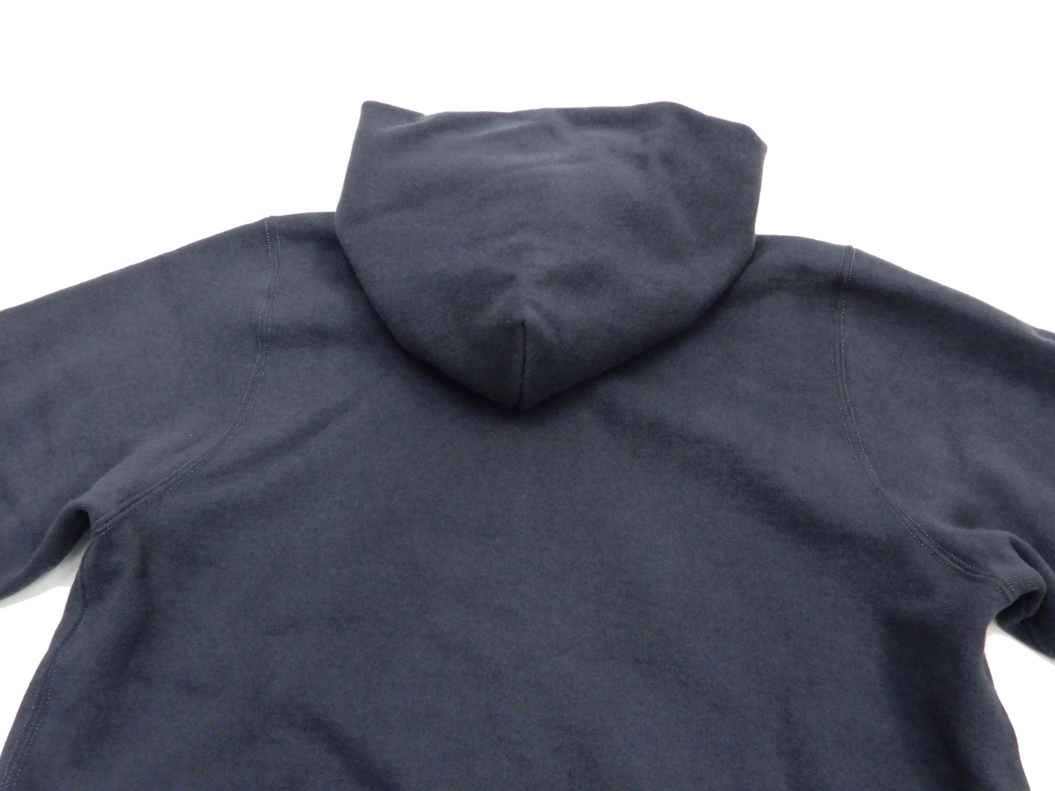 TOYS McCOY Hoodie Men's Vintage inspired Plain Zip Front Hooded Sweatshirt TMC2065 141-Faded-bluish-gray