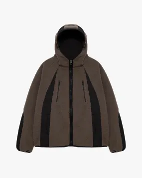 TRAIL FLEECE JACKET BROWN