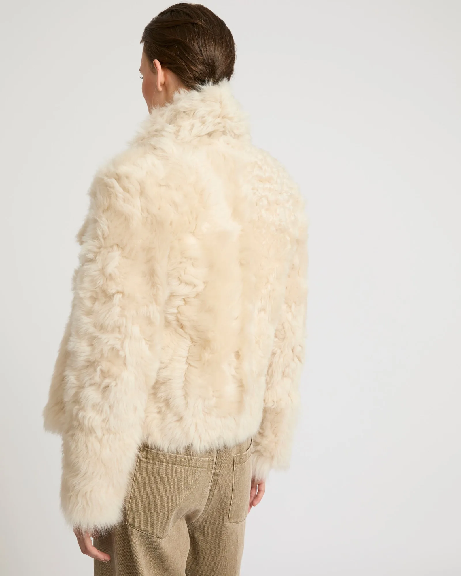 Veste courte en agneau de Toscane