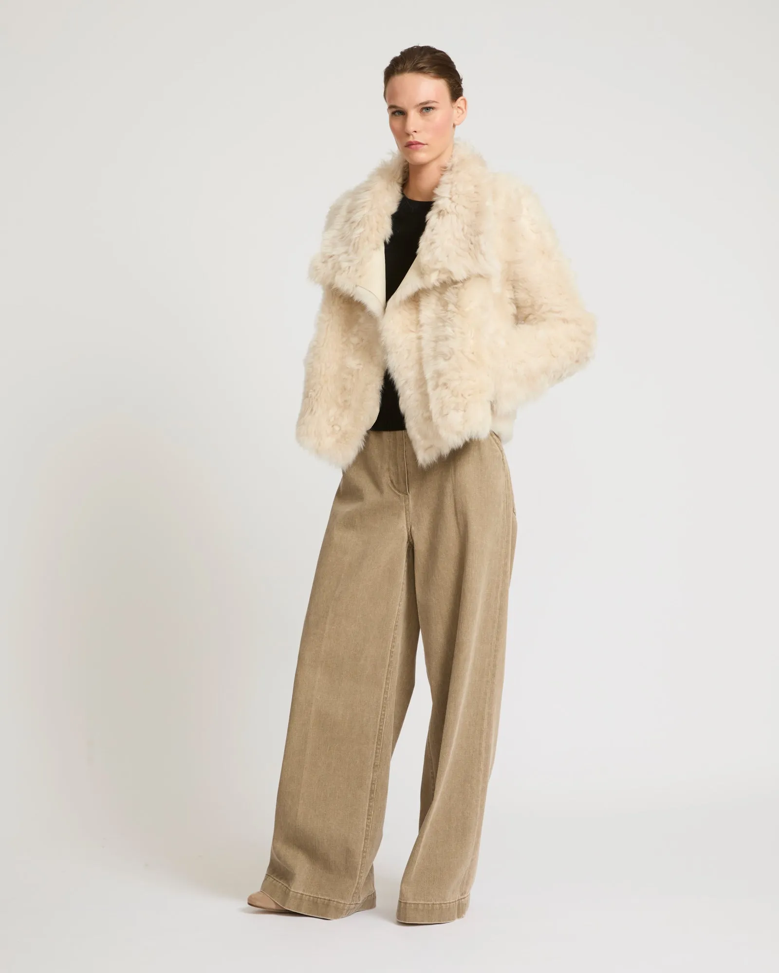 Veste courte en agneau de Toscane