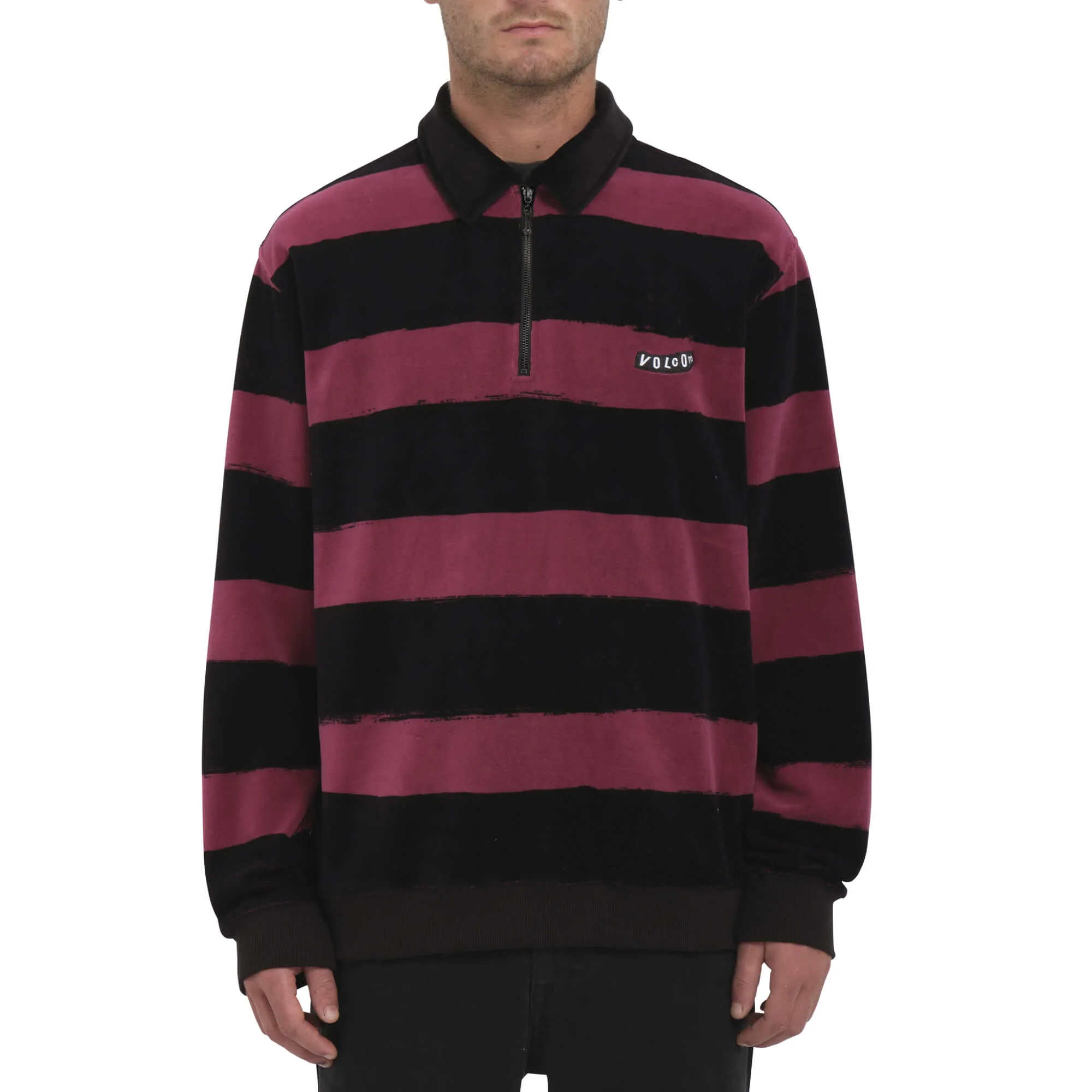 Volcom Nevermine Crew Sweater | Wine