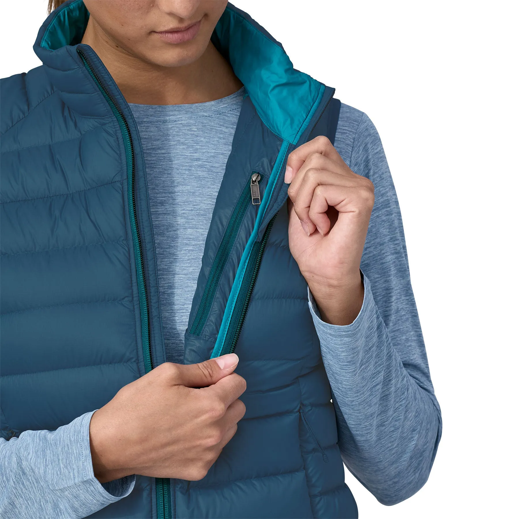 Womens Down Sweater Vest - Sale
