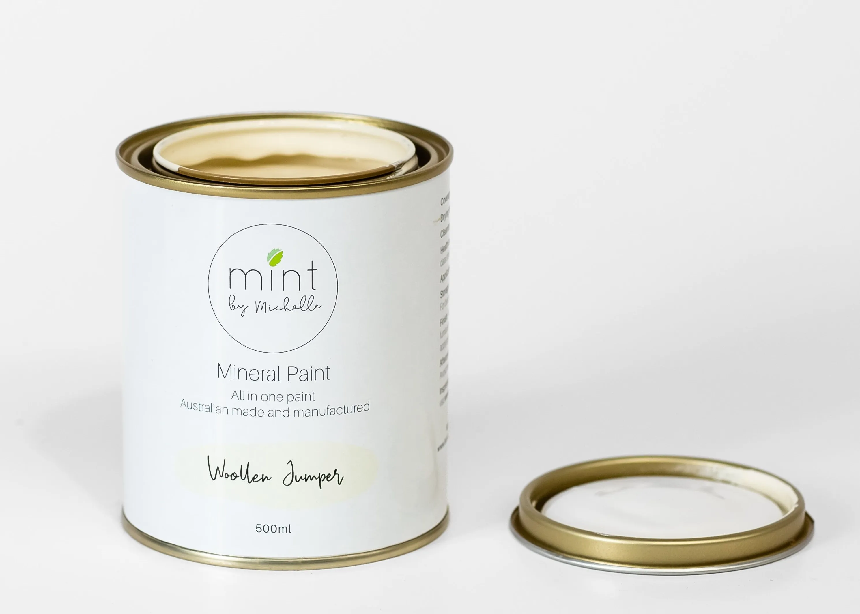 Woollen Jumper Mint Mineral Paint